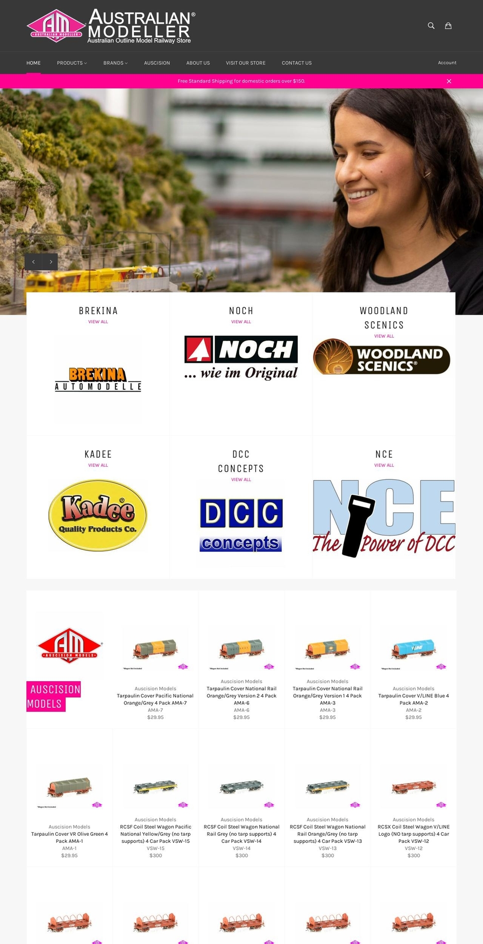 australianmodeller.com.au shopify website screenshot