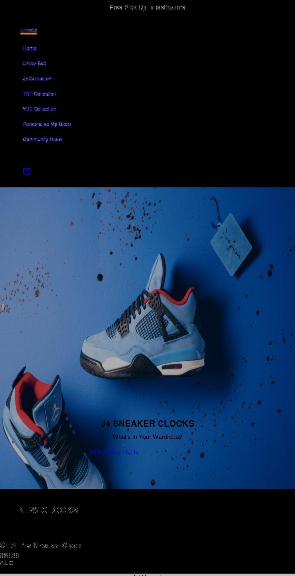 australiansneakersexchange.com shopify website screenshot