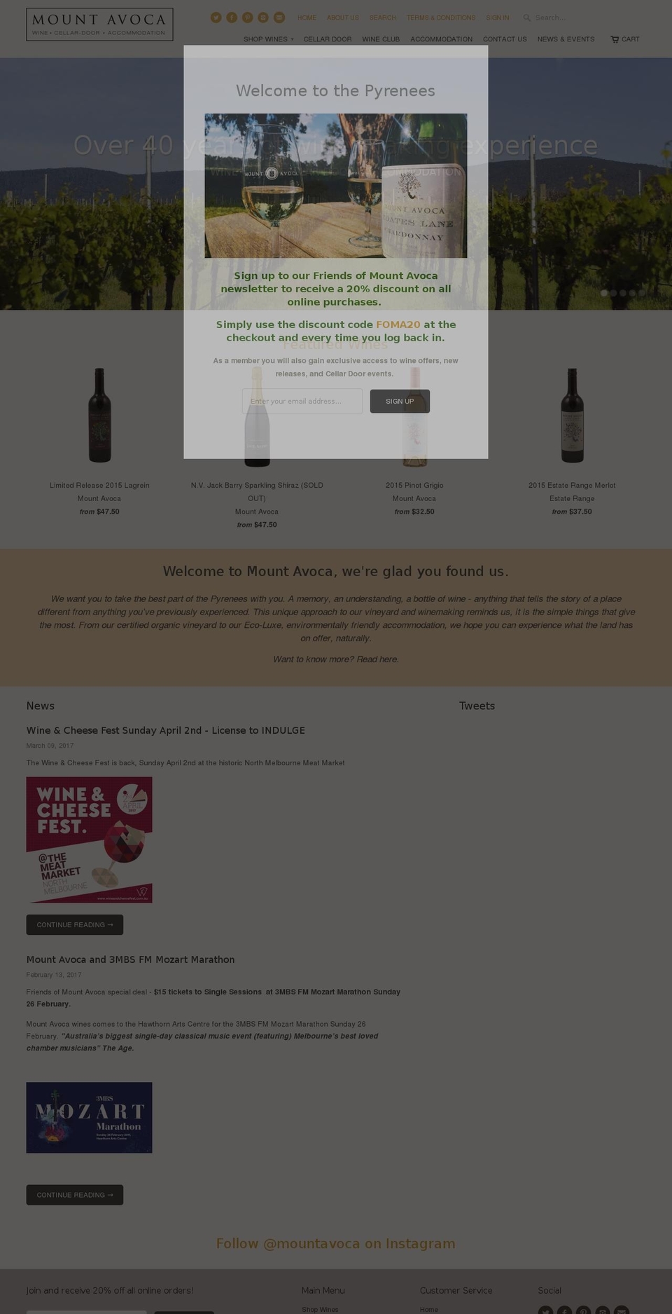 australianwine.net shopify website screenshot