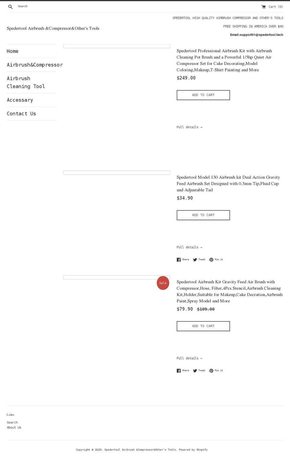 ausuctools.com shopify website screenshot