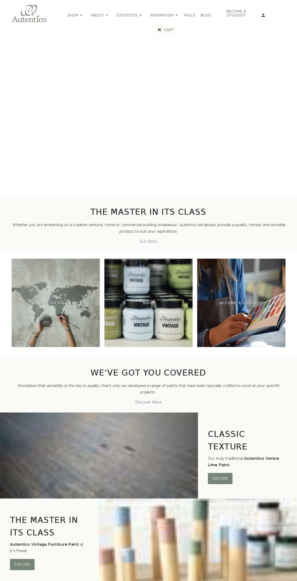 autentico-paint-usa.com — Shopify storefront screenshot