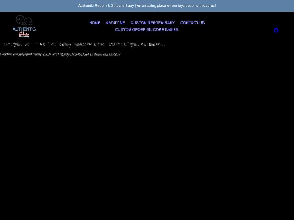 authentic-reborn.com shopify website screenshot