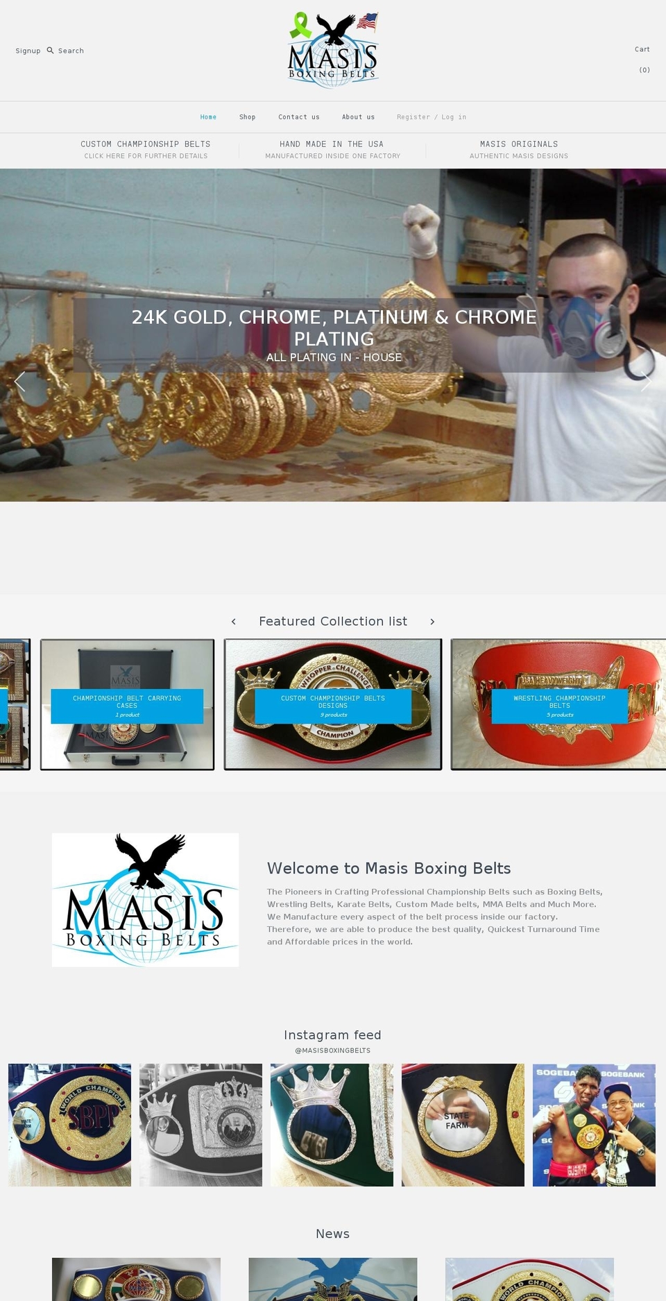 authenticbelts.net shopify website screenshot