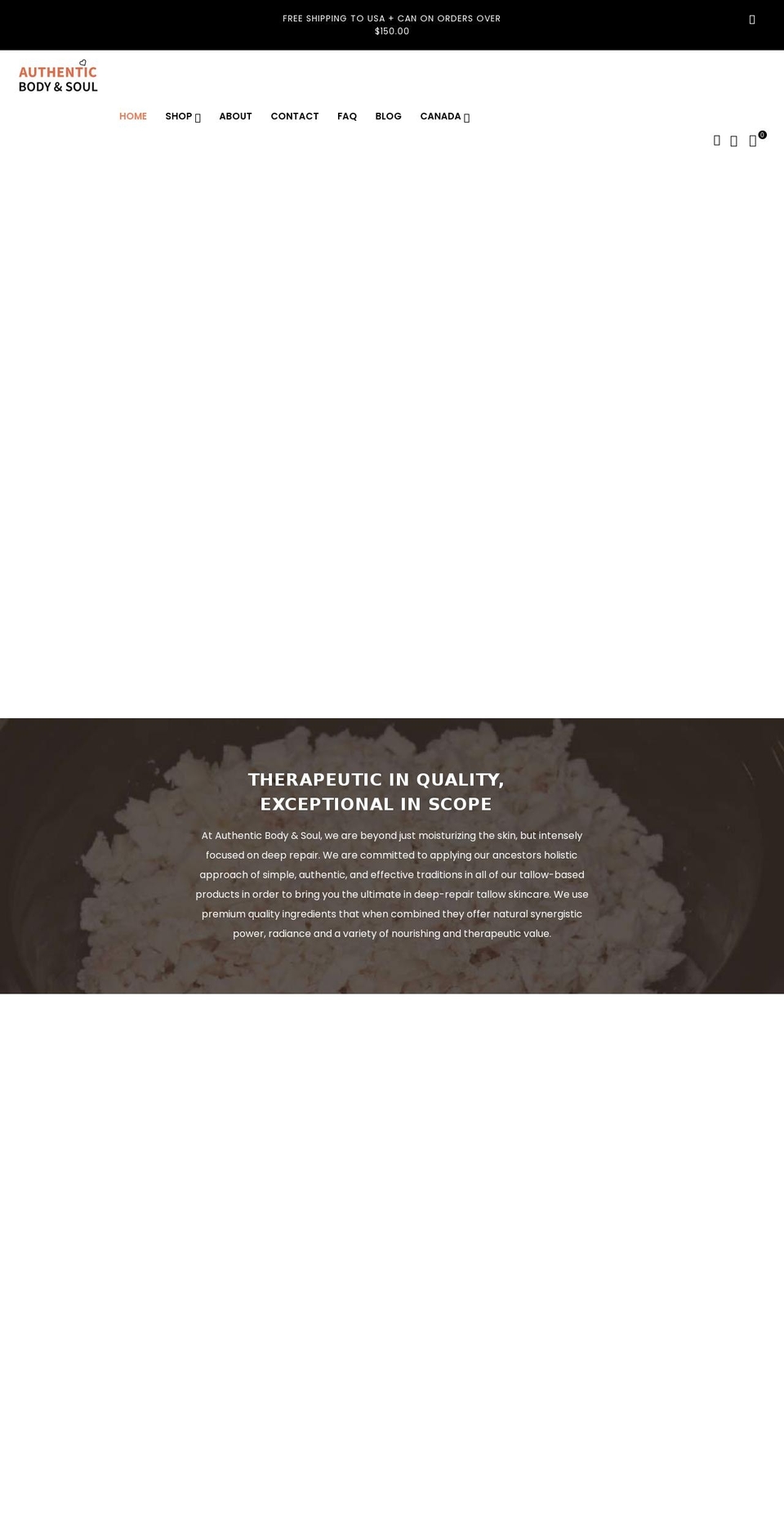 authenticlines.com shopify website screenshot