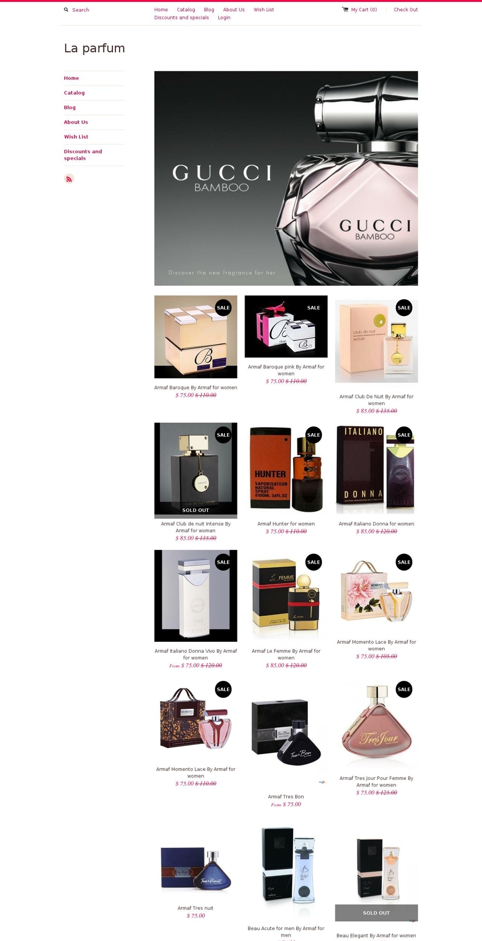 authenticperfumes.net shopify website screenshot