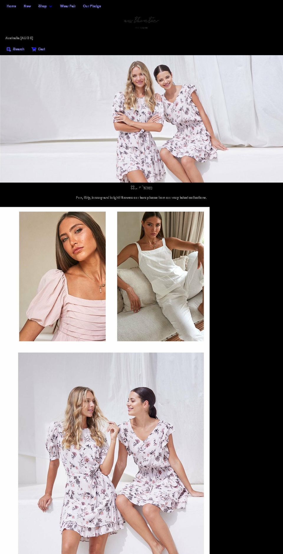 authenticthebrand.com shopify website screenshot