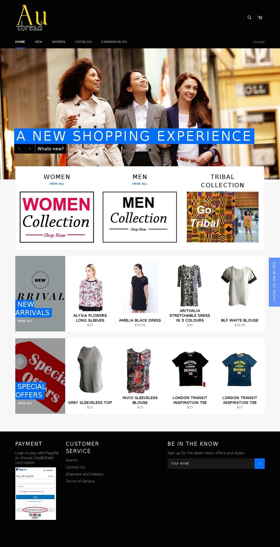 authread.com shopify website screenshot