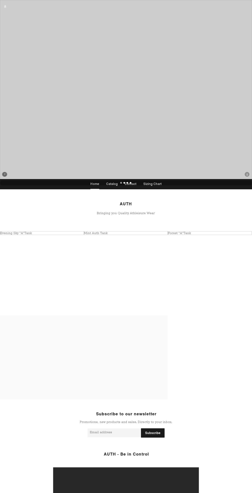 authwear.com shopify website screenshot