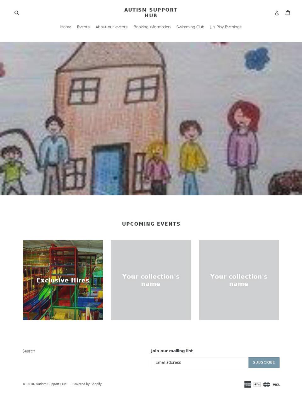 autismsupporthub.com — Shopify storefront screenshot