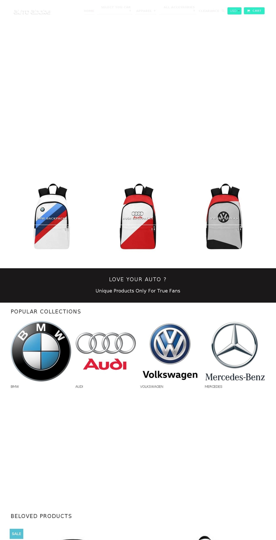 autoadore.com — Shopify storefront screenshot