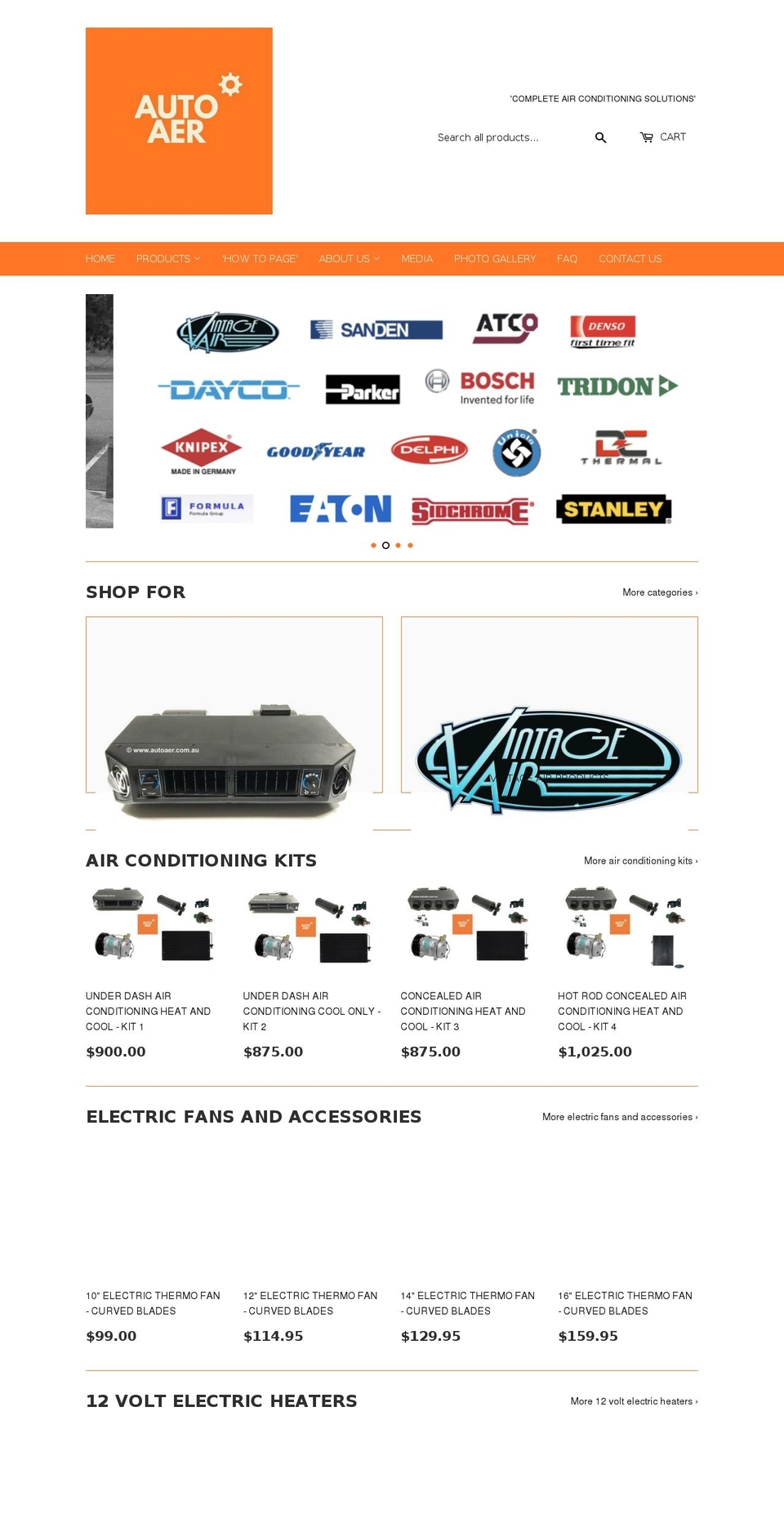 Auto Aer - Website Shopify theme site example autoaer.com
