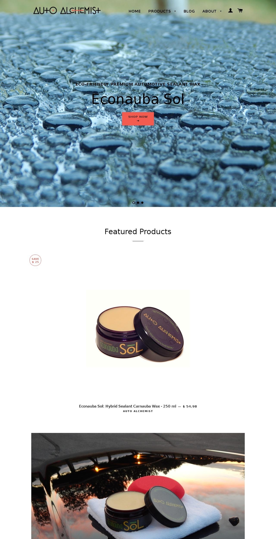 autoalchemist.com shopify website screenshot
