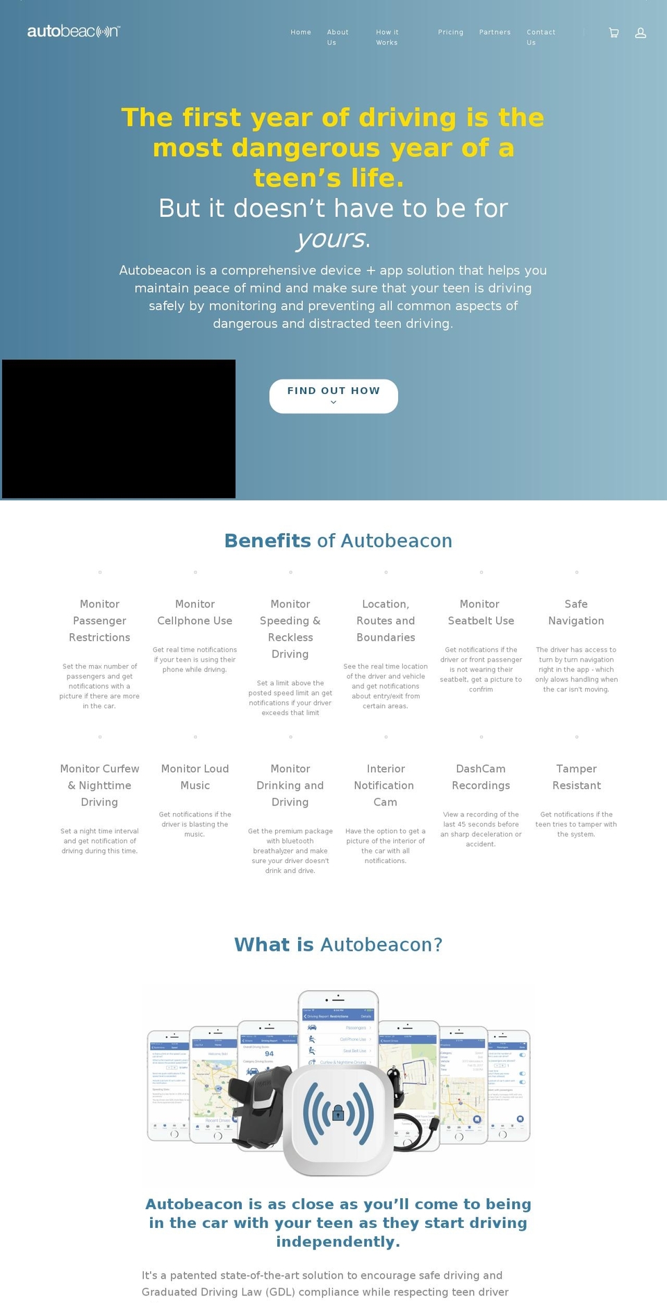 autobeacon.org shopify website screenshot