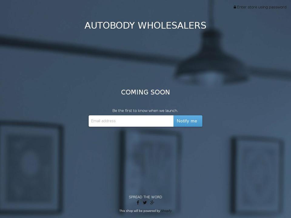 autobodywholesalers.com — Shopify storefront screenshot