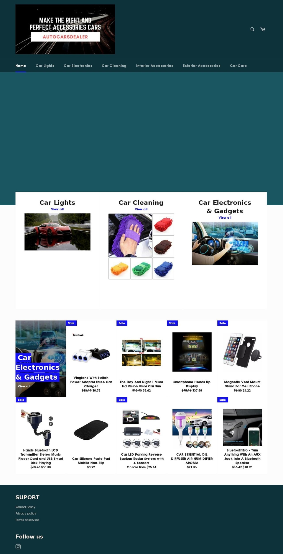autocarsdealer.com — Shopify storefront screenshot