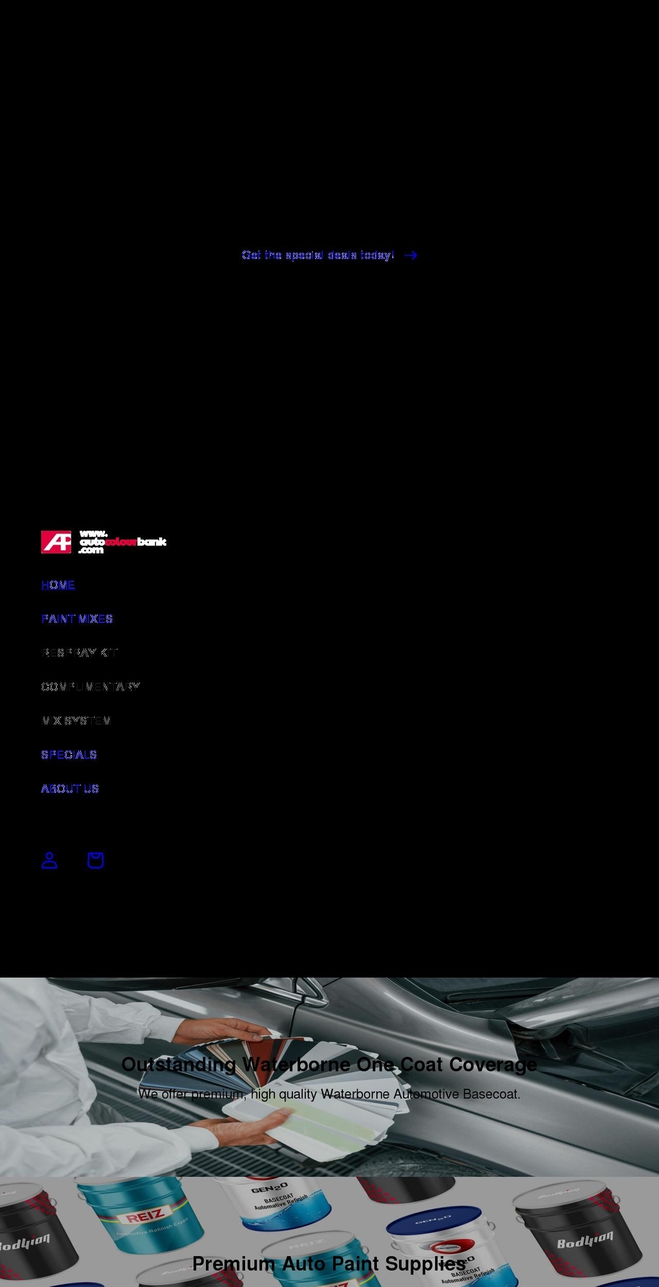 autocolourbank.com — Shopify storefront screenshot