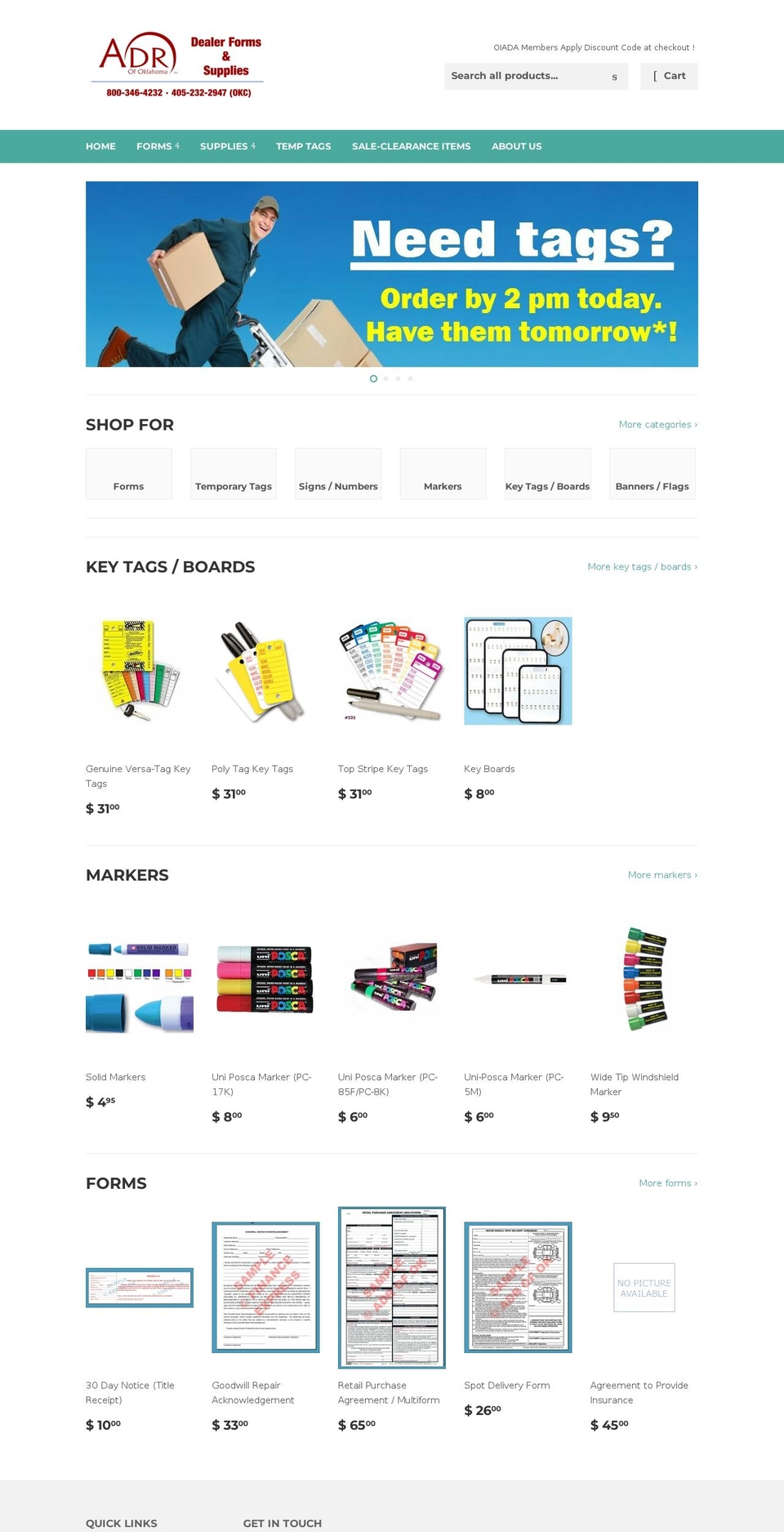autodealersresource.com — Shopify storefront screenshot