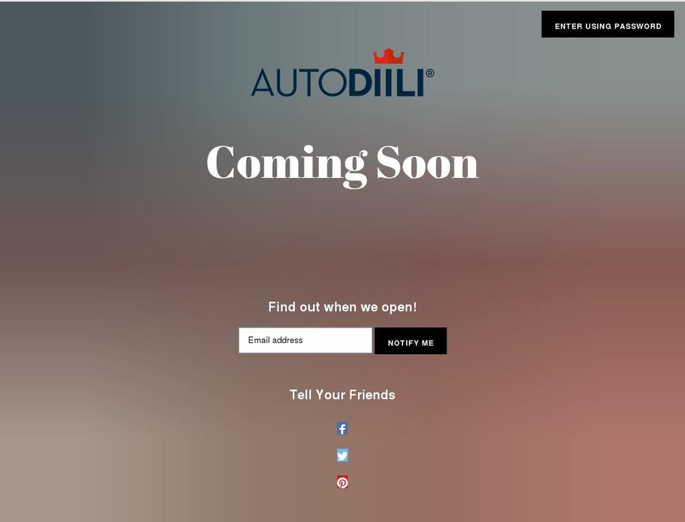 autodiili.myshopify.com shopify website screenshot