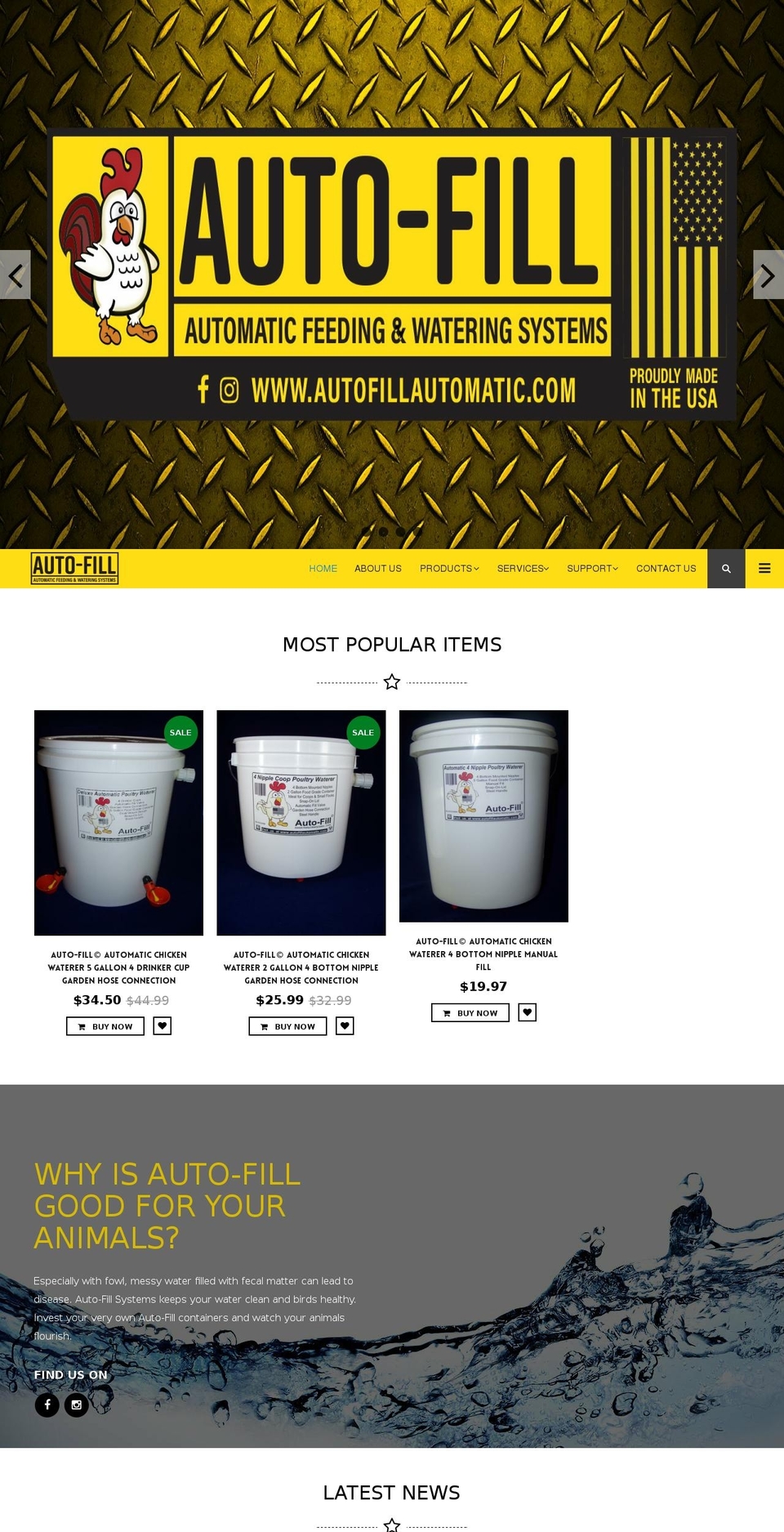 autofillautomatic.com — Shopify storefront screenshot