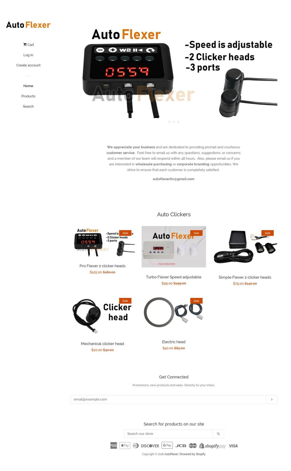 autoflexer.com — Shopify storefront screenshot