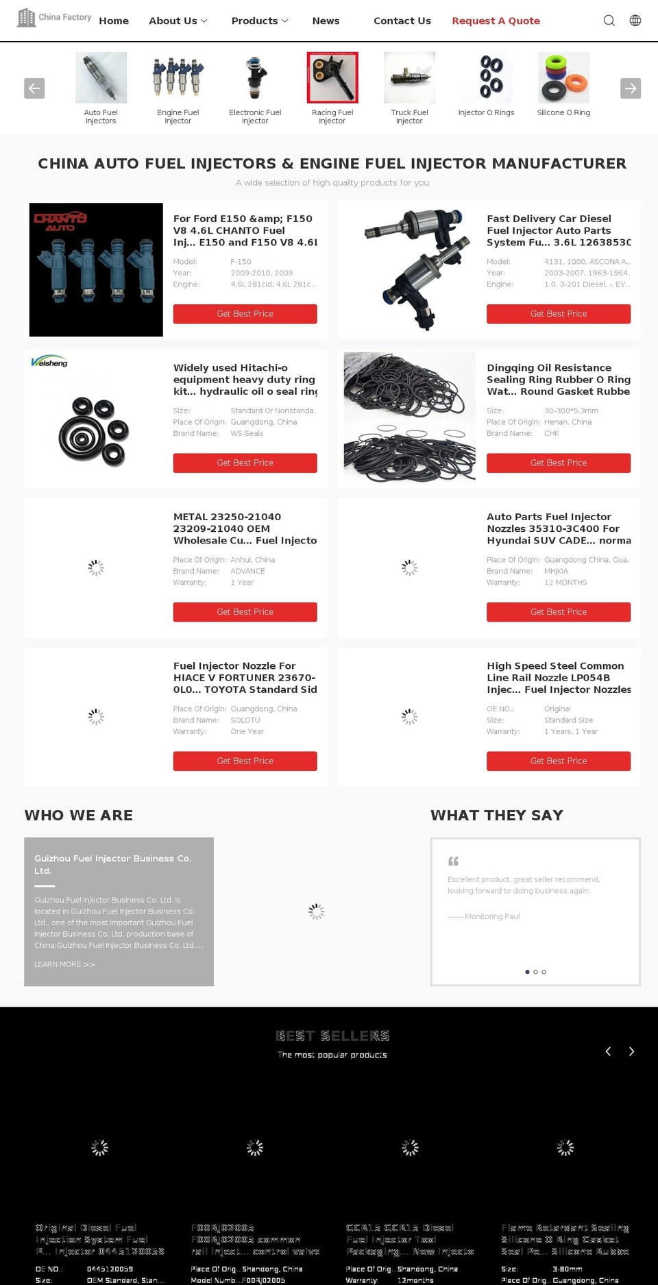 autofuelinjectors.com — Shopify storefront screenshot