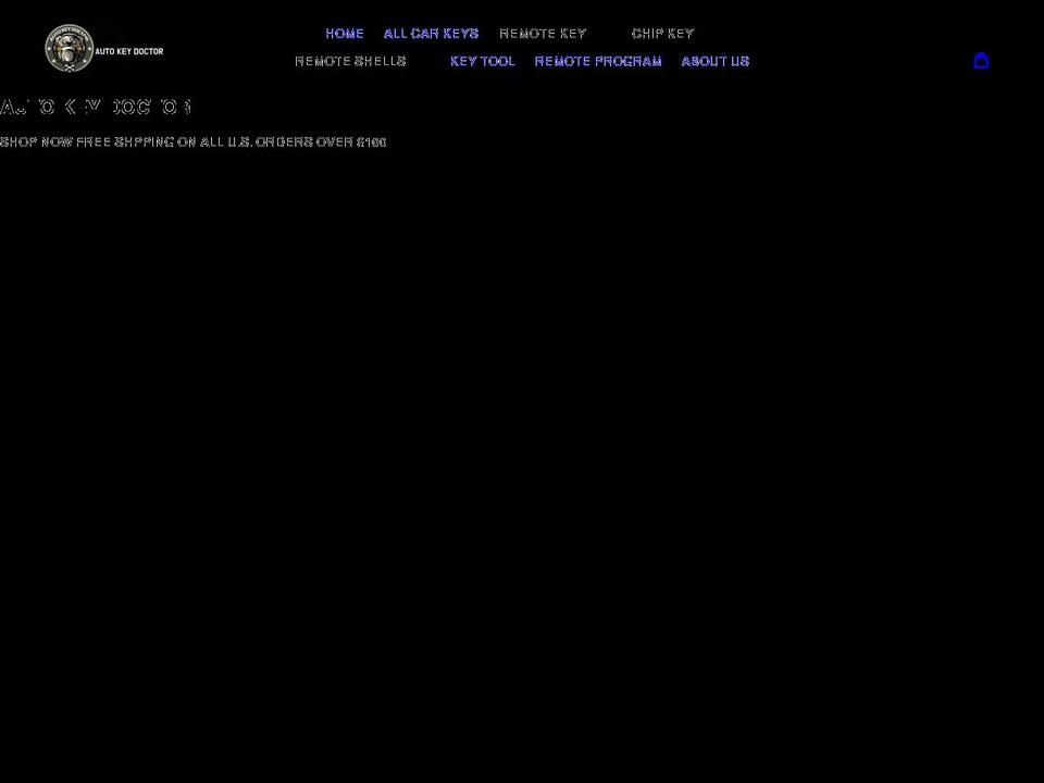 autokeydoctor.com shopify website screenshot