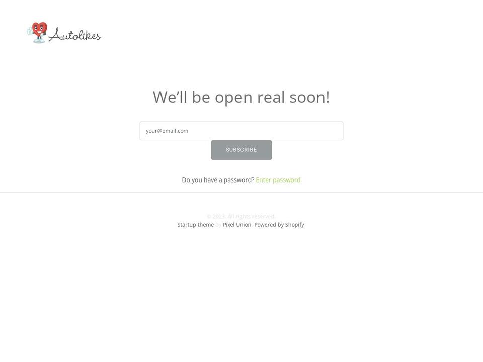 autolikesdk.myshopify.com shopify website screenshot