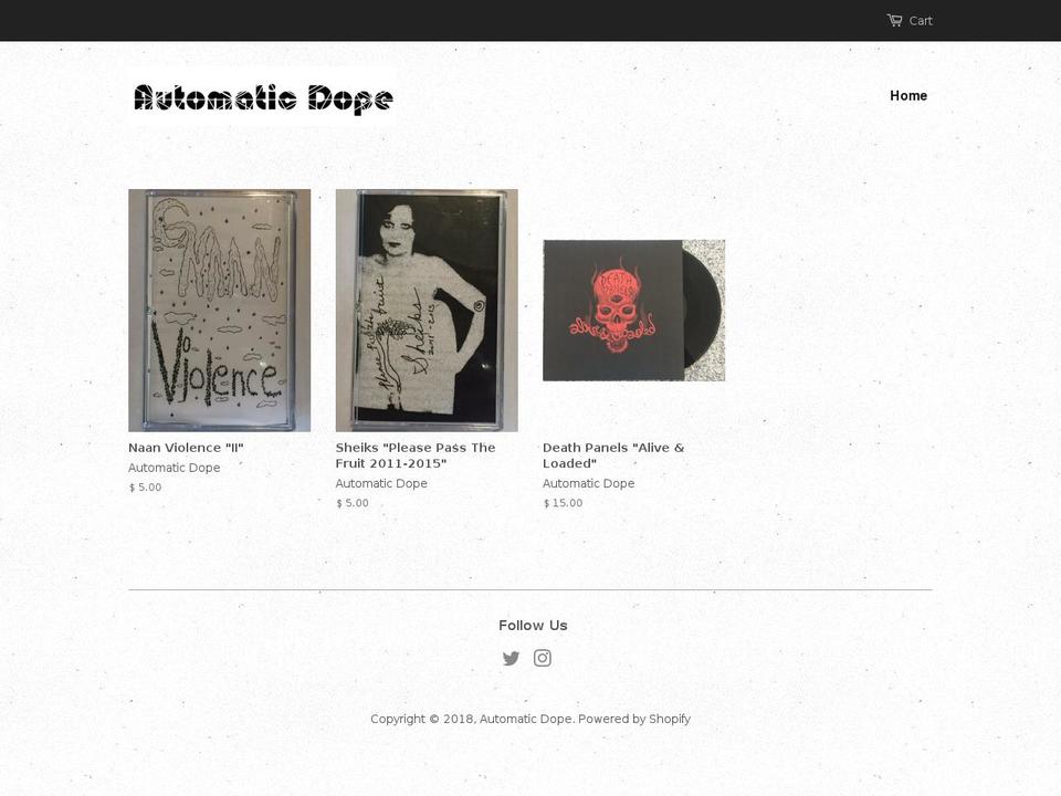 automaticdope.com — Shopify storefront screenshot