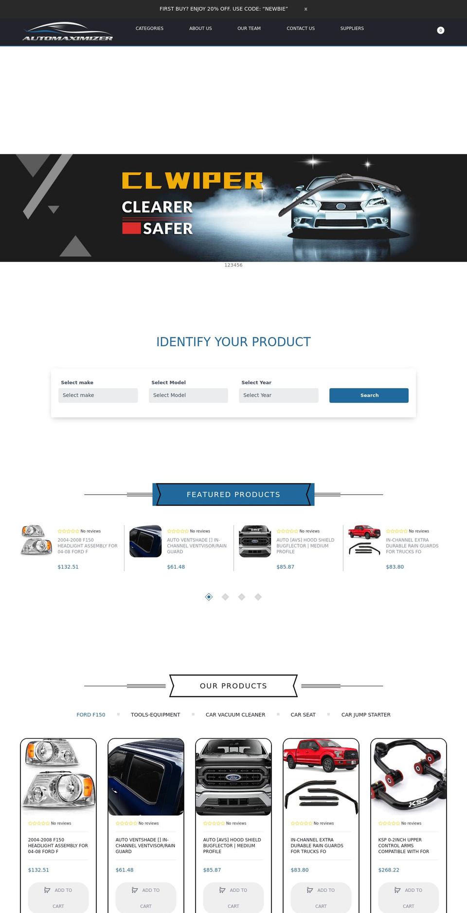 Aero-v--shopify. Shopify theme site example automaximizer.com