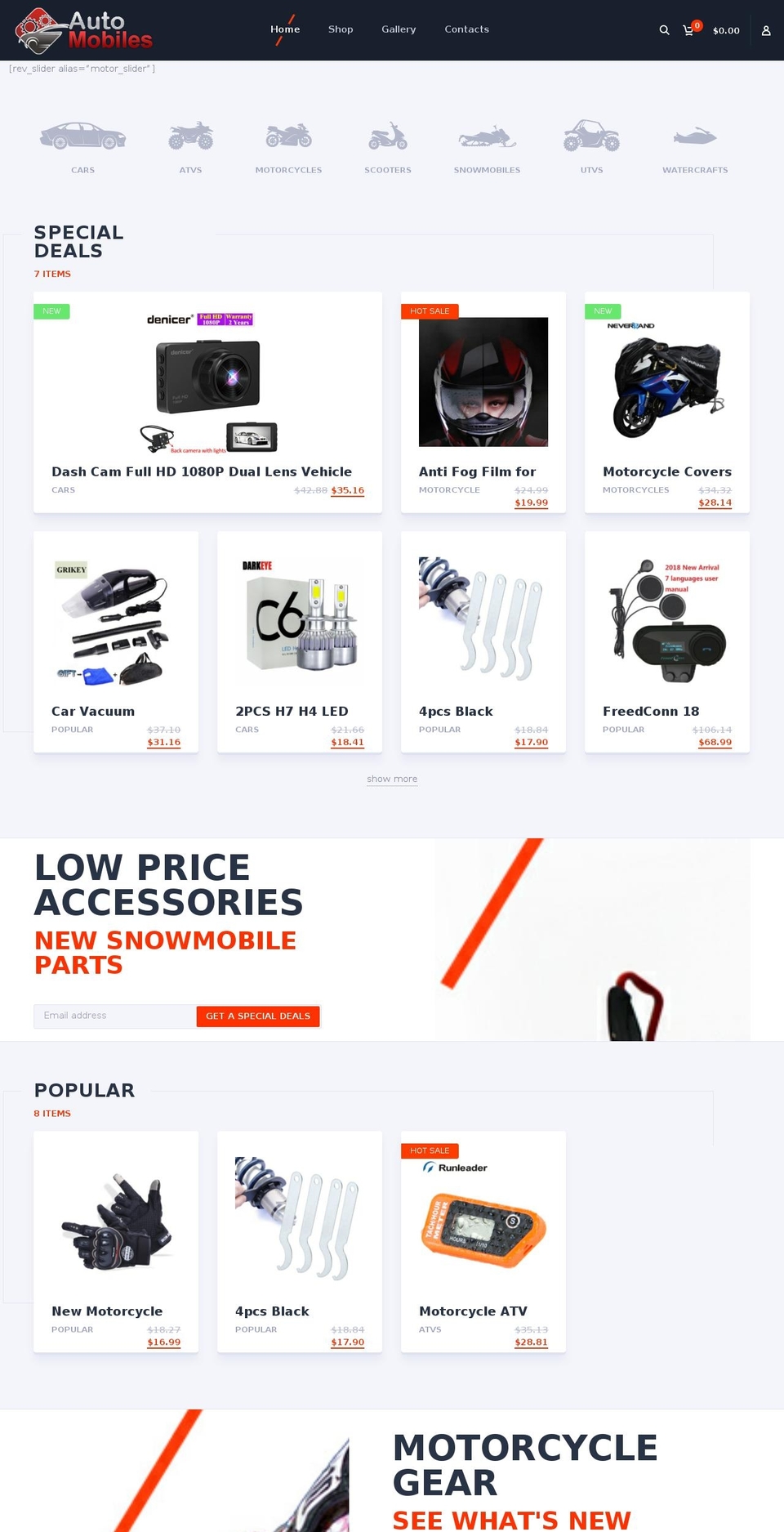 automobiles.solutions shopify website screenshot