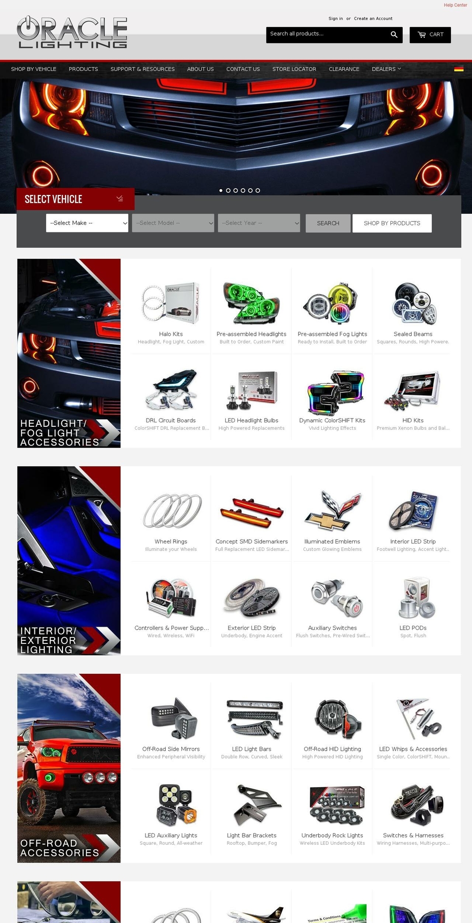 white-supply-backup Shopify theme site example automotivelightstores.com