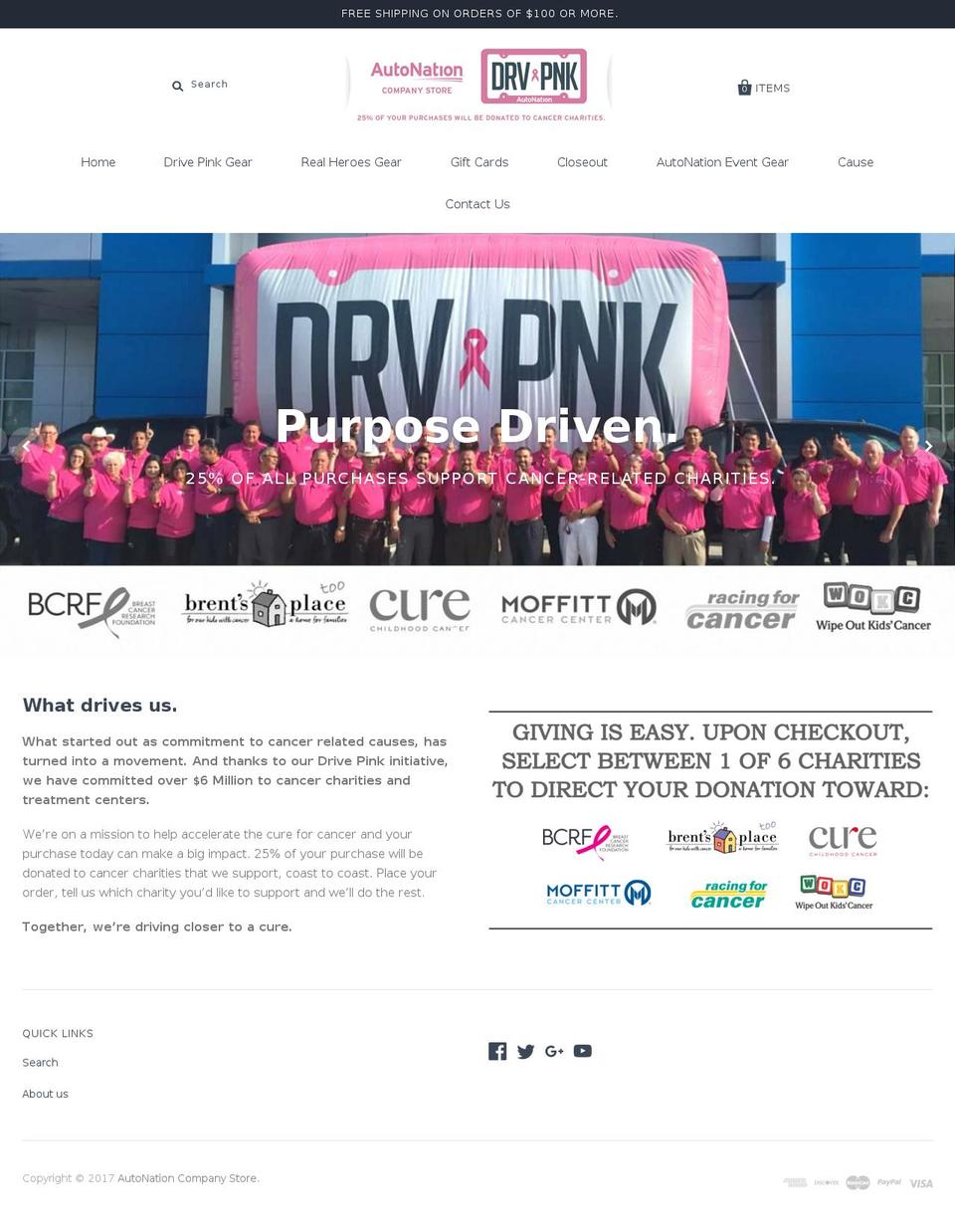 autonationcompanystore.com shopify website screenshot