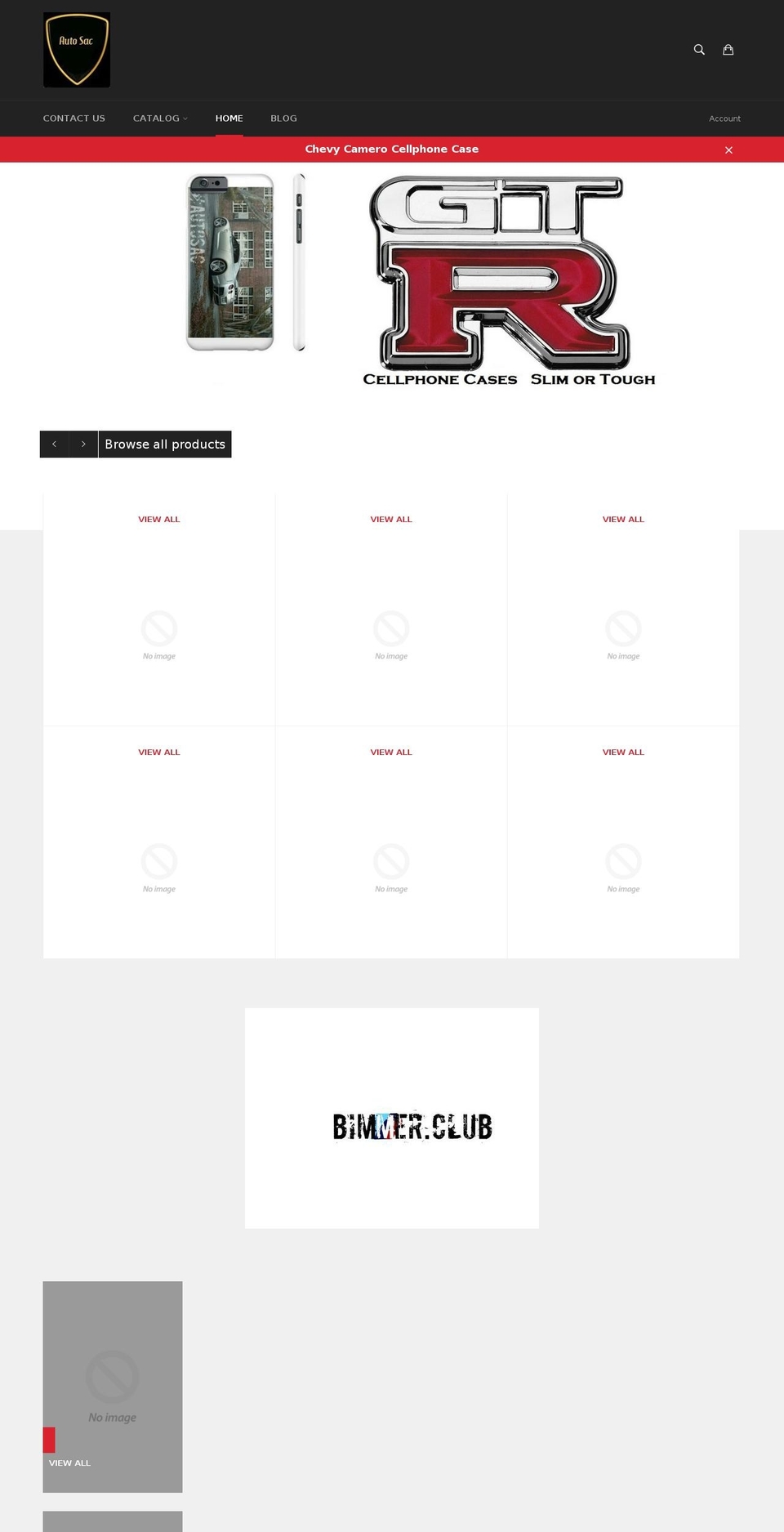 autosac.com shopify website screenshot