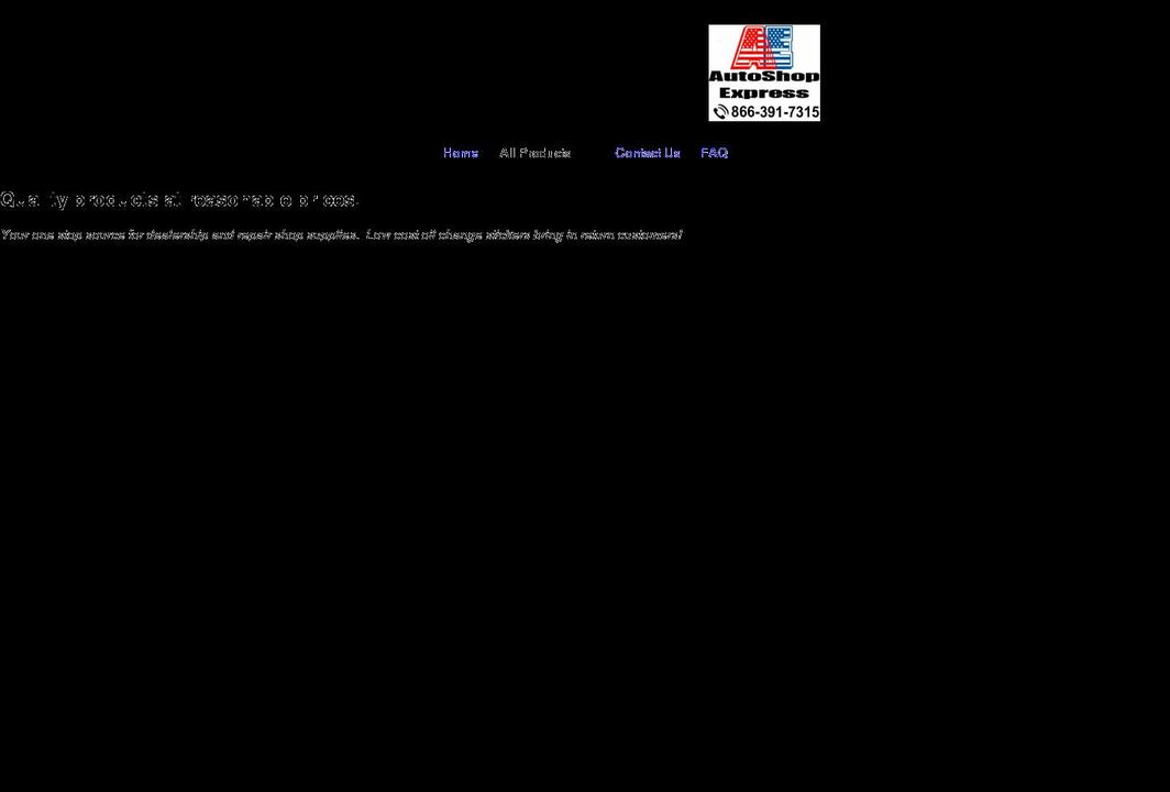 autoshopexpress.com shopify website screenshot