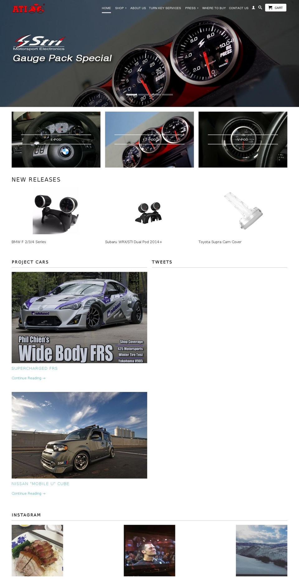 autotechinteriors.com shopify website screenshot