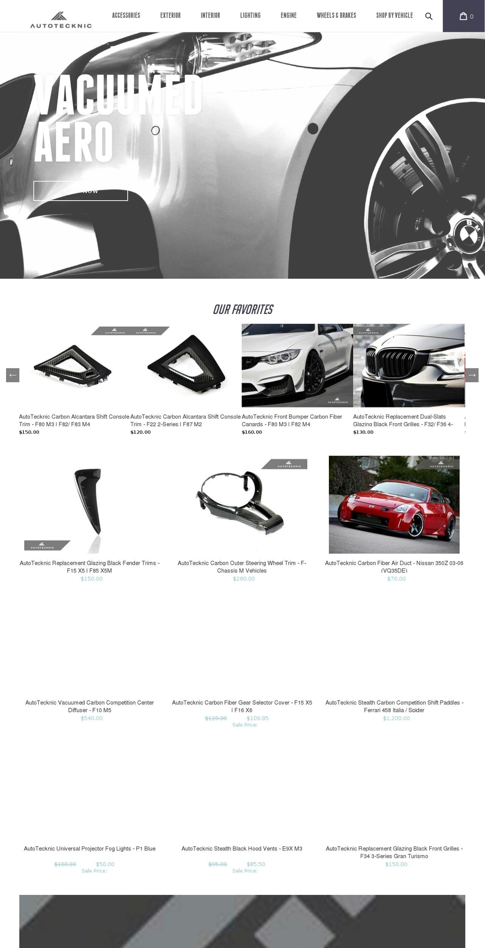 autotecknic.com — Shopify storefront screenshot
