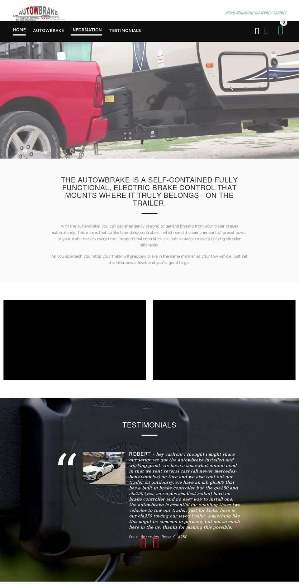 Redesign nov Shopify theme site example autowbrake.com