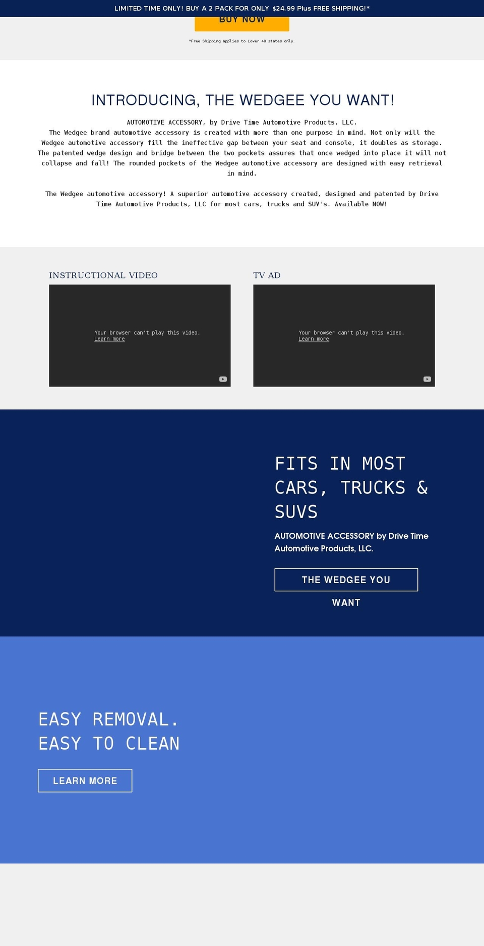autowedgee.com shopify website screenshot