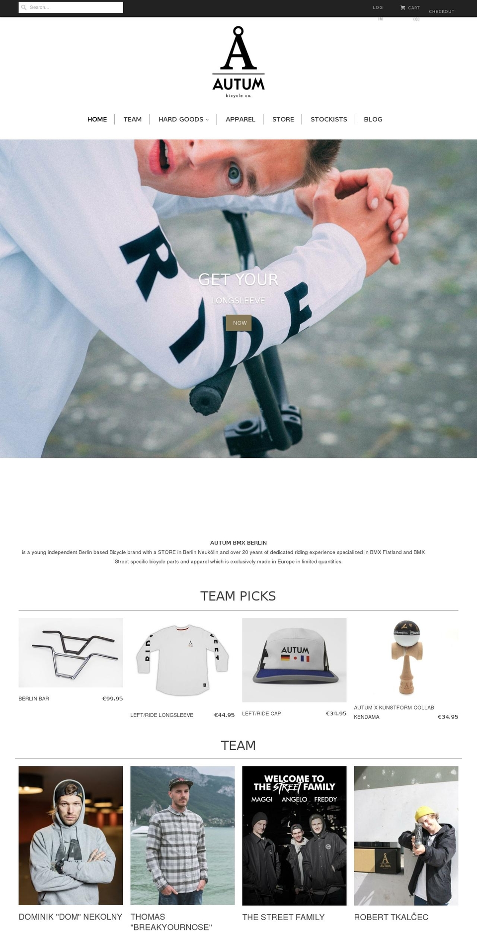 autum-berlin.com — Shopify storefront screenshot