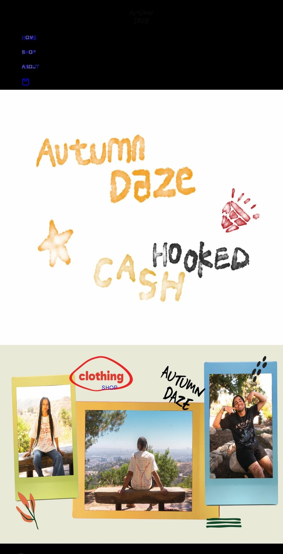 autumndaze.com shopify website screenshot