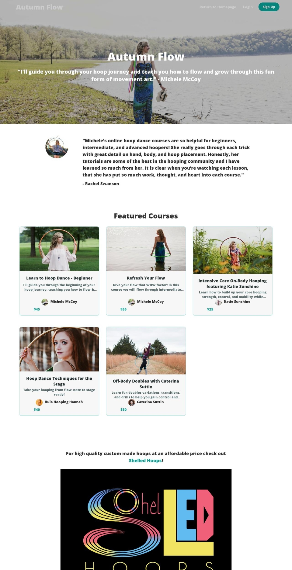 autumnflow.com — Shopify storefront screenshot