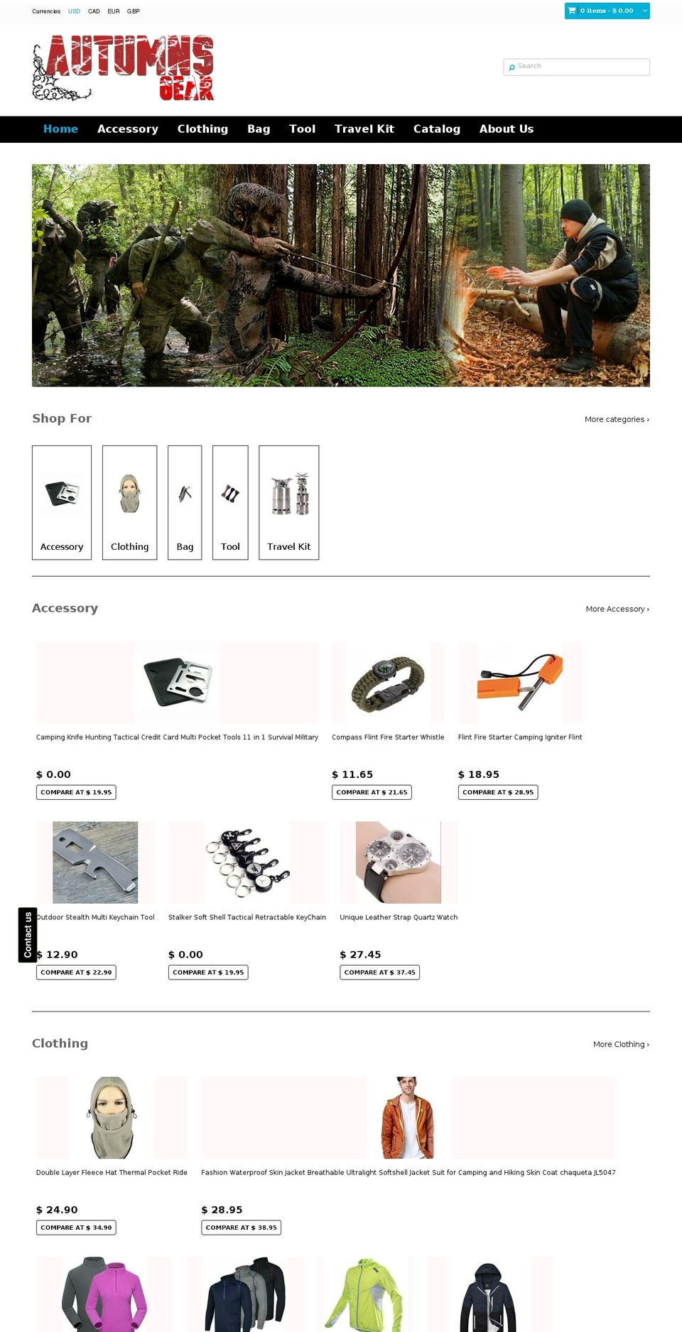 extreme-theme-updated Shopify theme site example autumnsgear.com