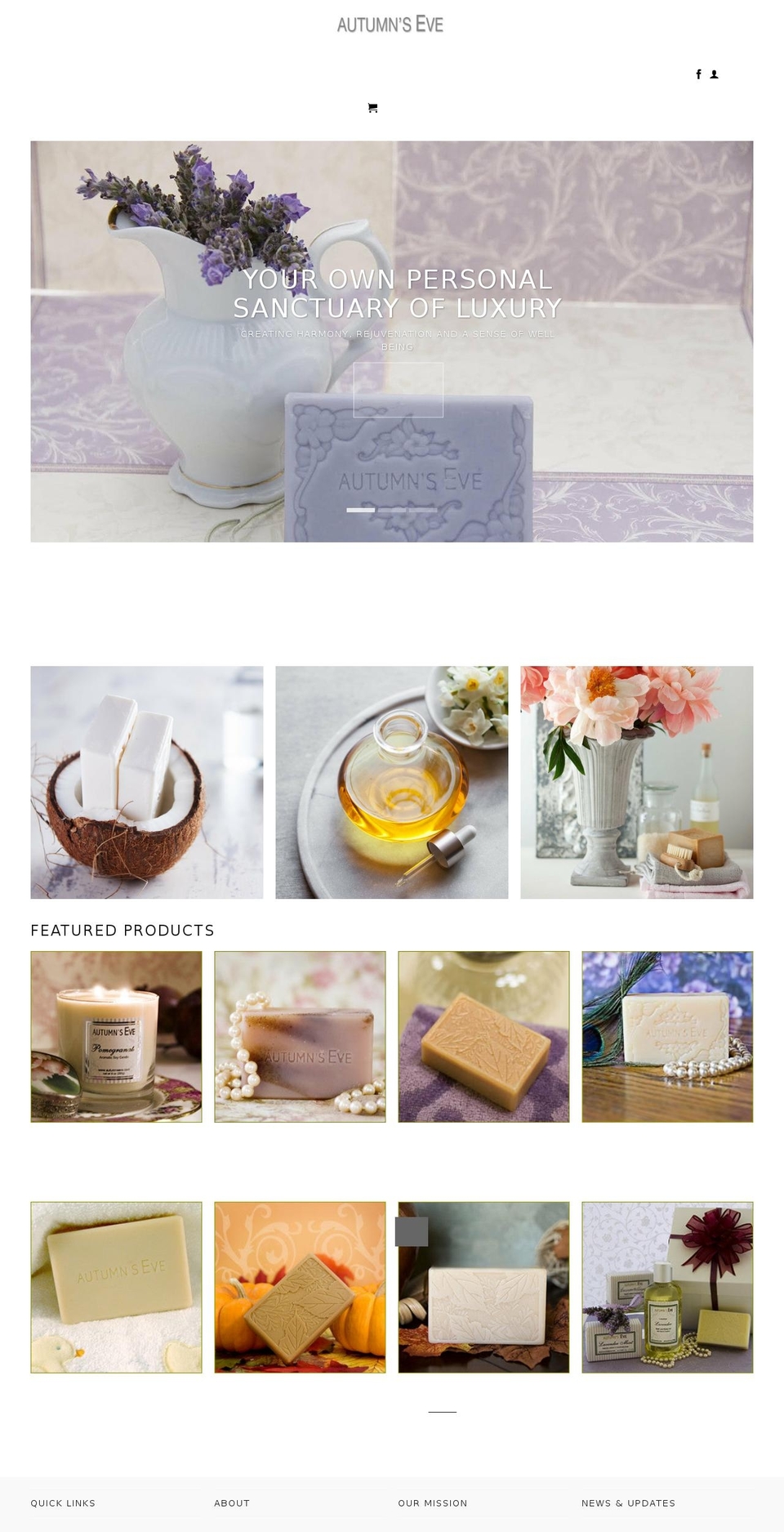 Autumns Eve Shopify theme site example autumseve.com