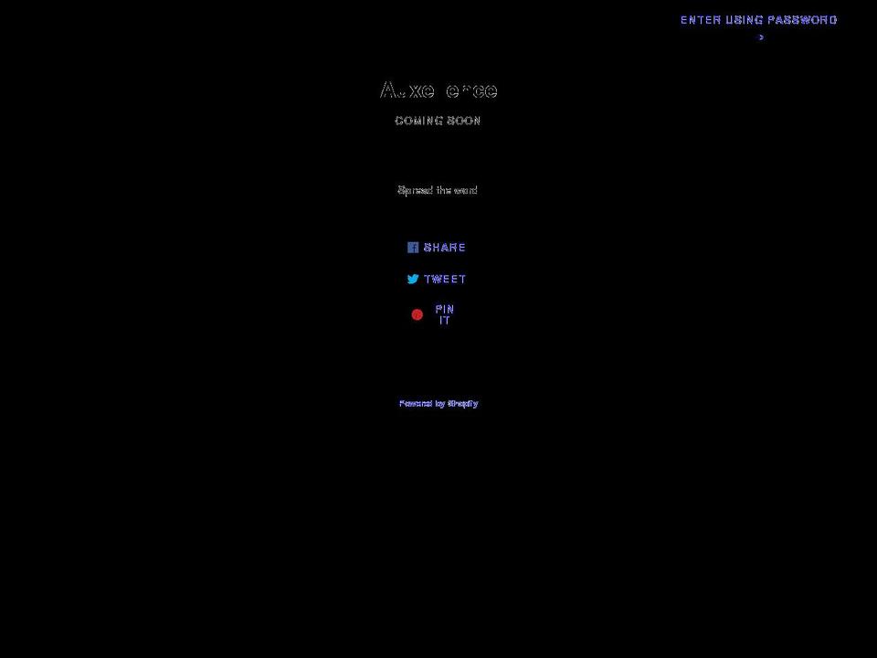 auxellence.com shopify website screenshot