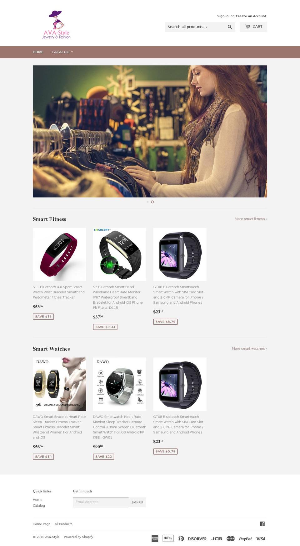 ava-style.com — Shopify storefront screenshot