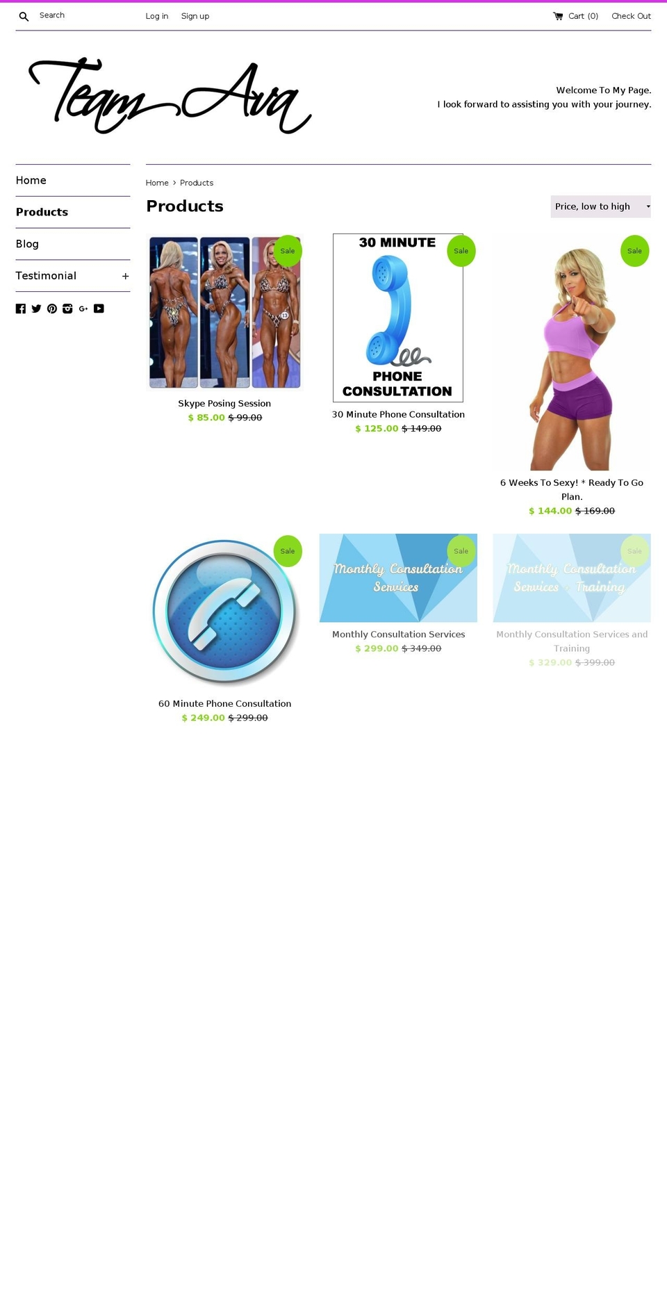 avacowan.com shopify website screenshot