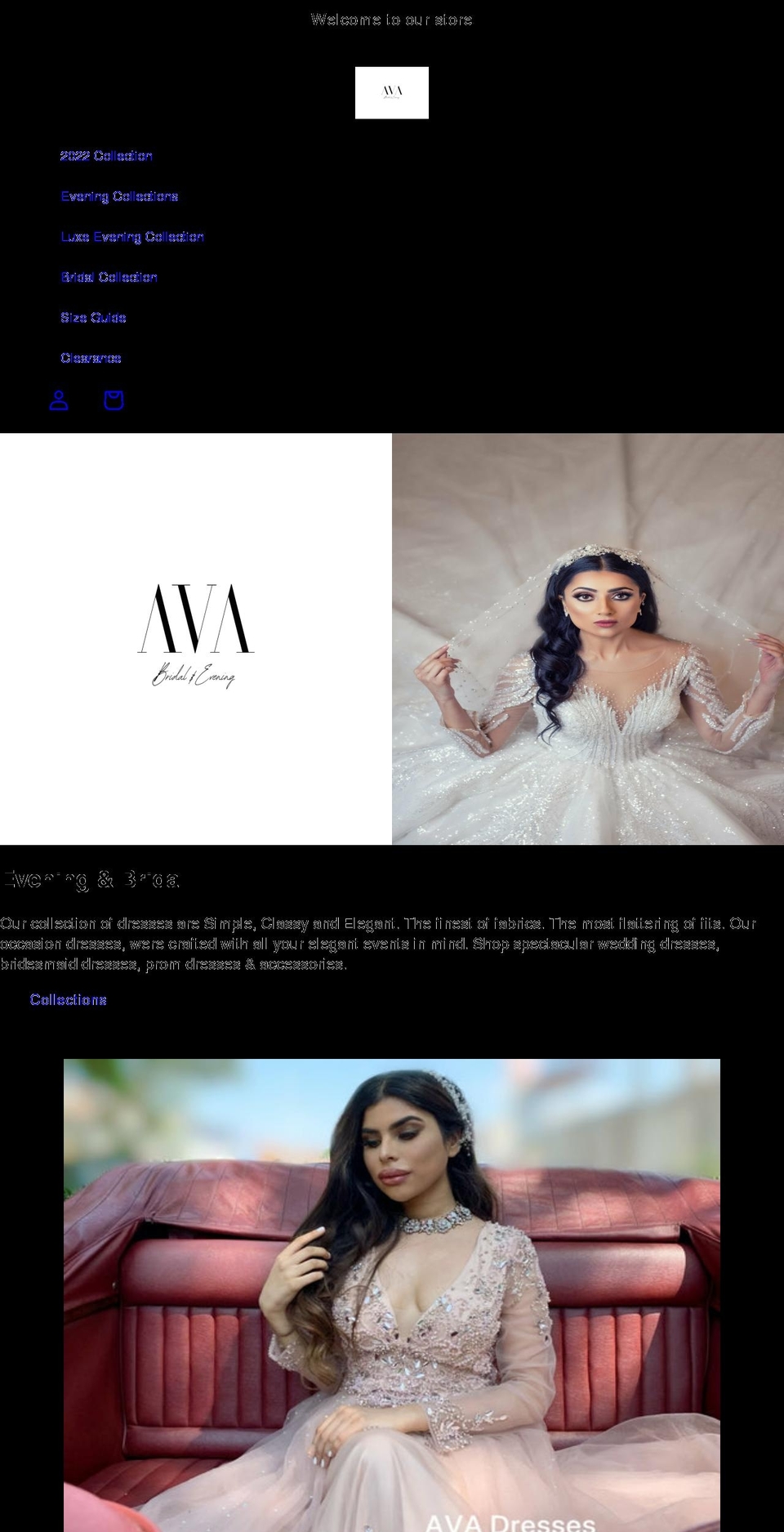 avadresses.com shopify website screenshot
