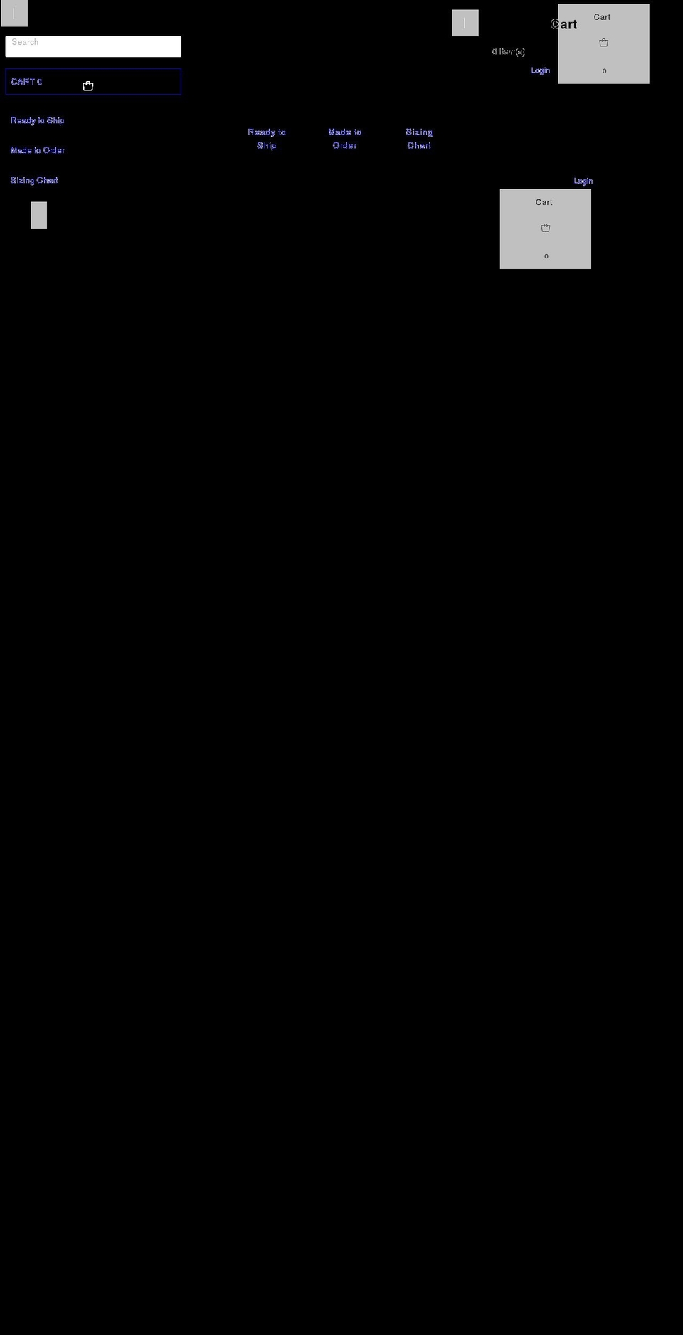 avagowns.com shopify website screenshot