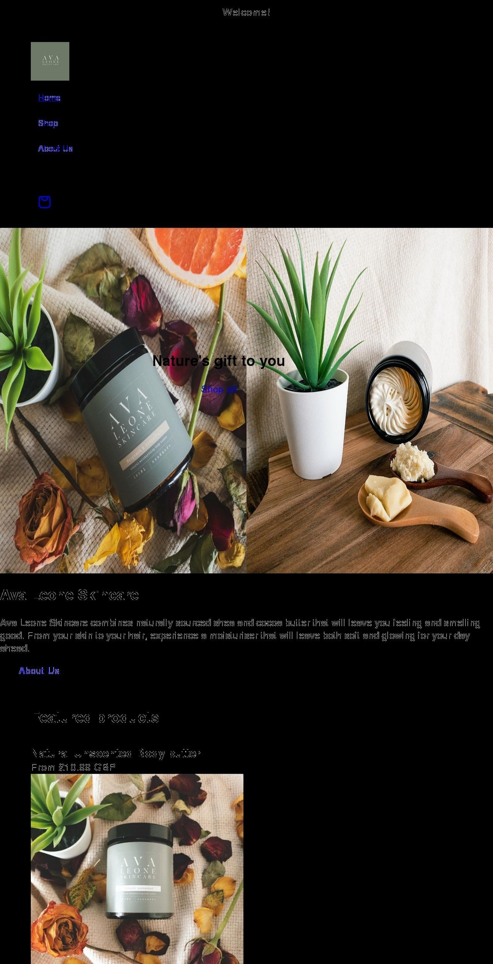 avaleoneskn.com shopify website screenshot
