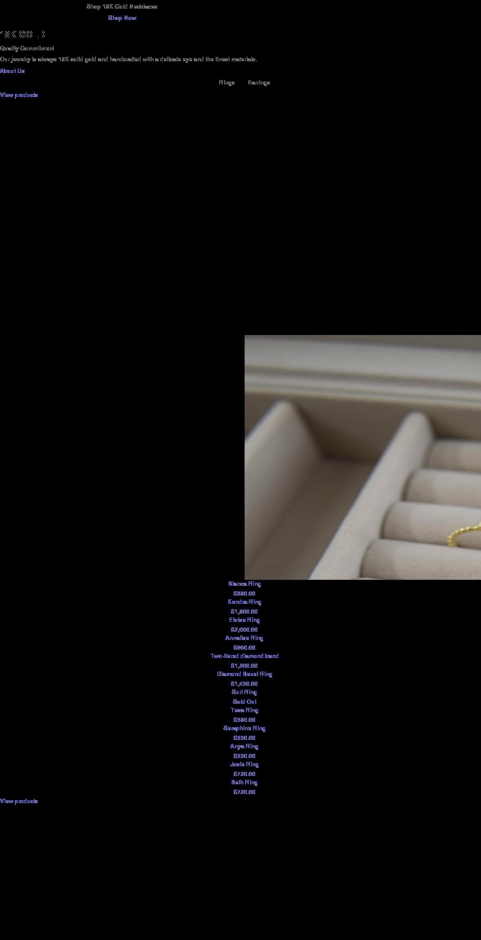 avalinh.com shopify website screenshot